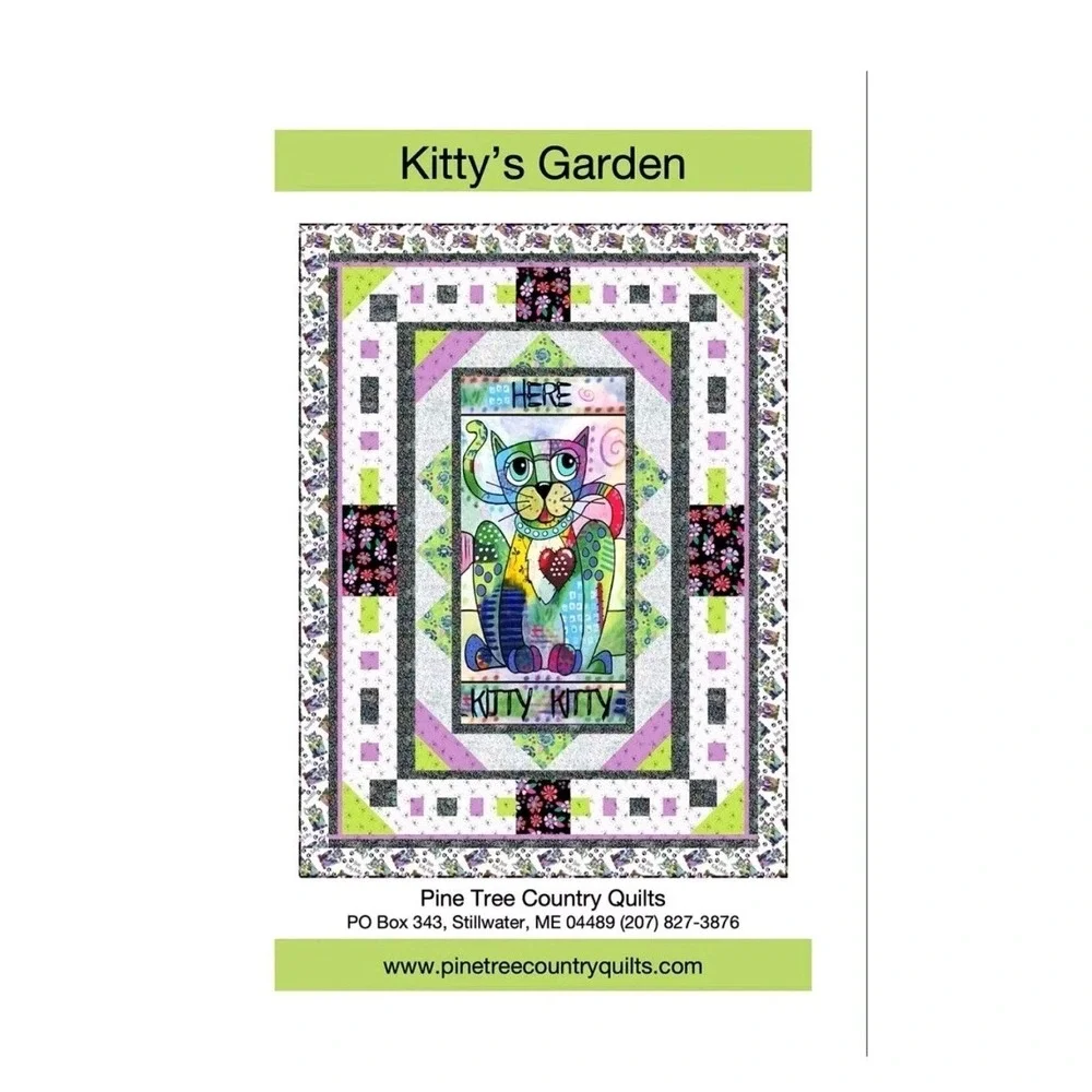 Kittys Garden Quilt Kit 53X71